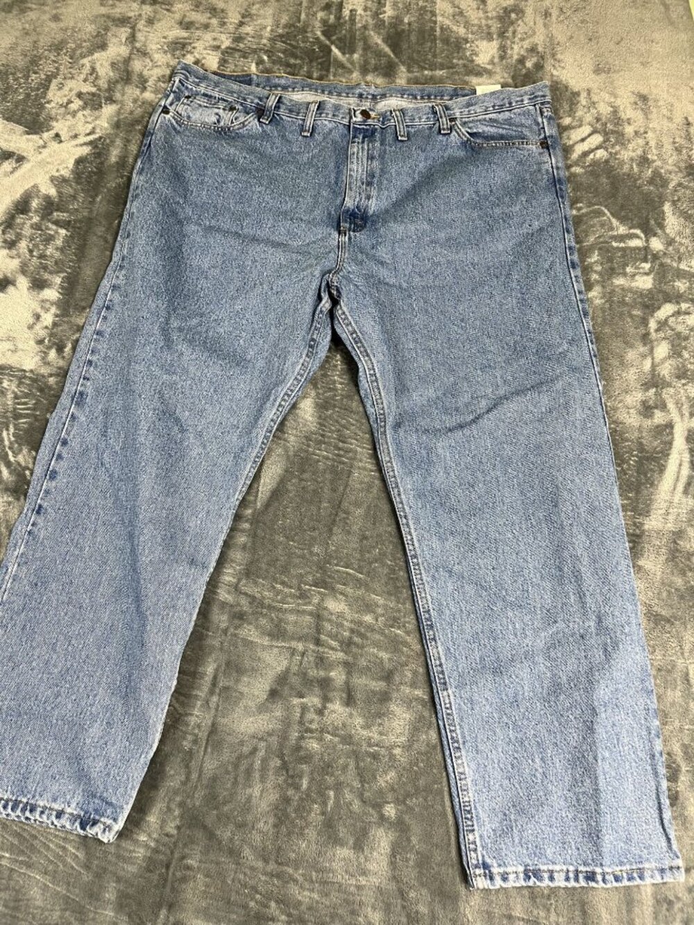 Wrangler Five Star Premium Relaxed Fit Blue Jeans 48x30 NWT